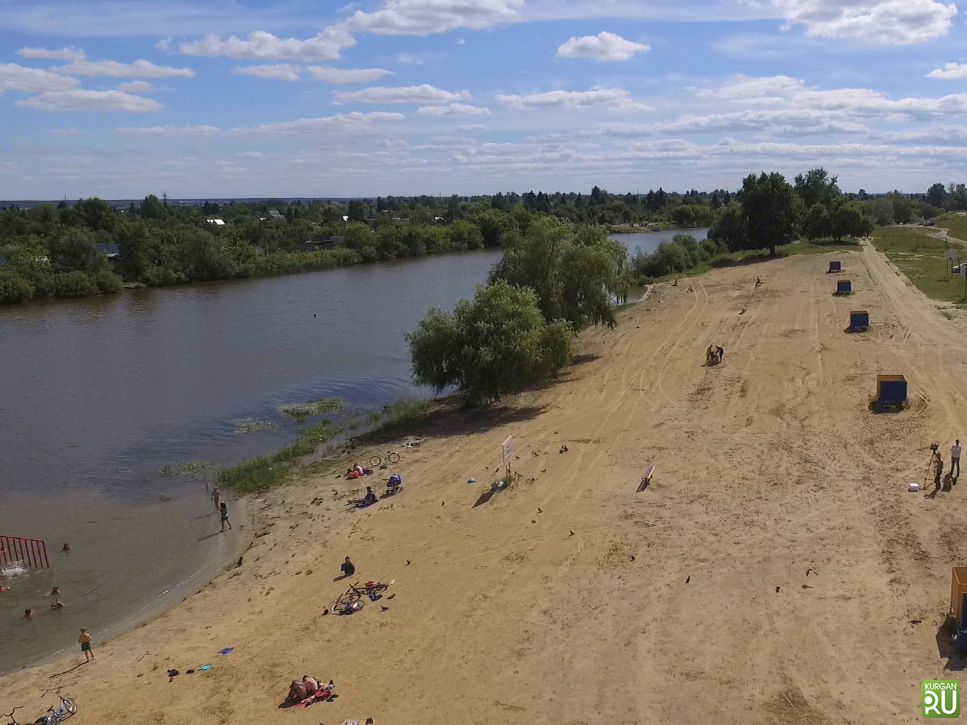 Бабьи пески в кургане пляж фото